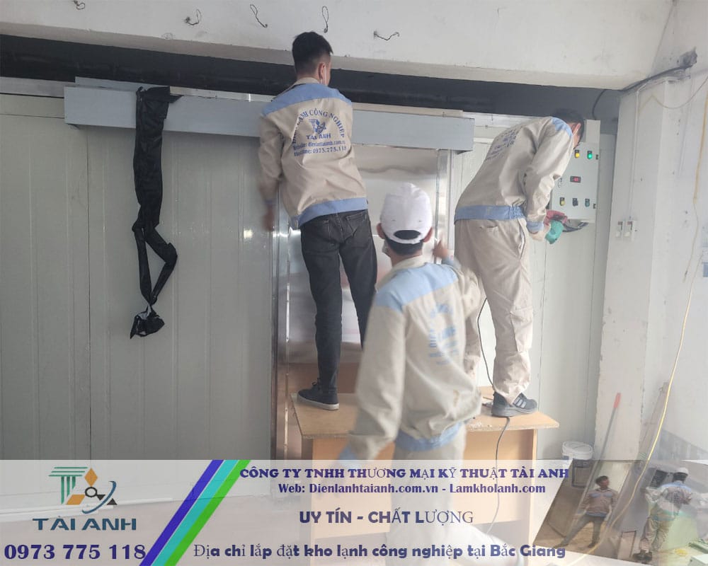 Lắp đặt kho lạnh công nghiệp tại Bắc Giang