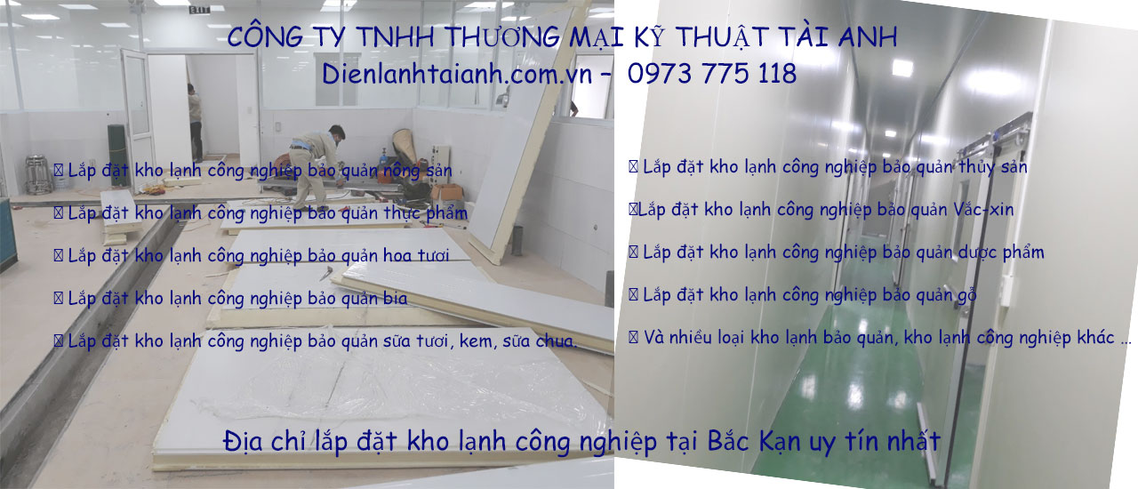 Địa chỉ lắp đặt kho lạnh công nghiệp tai Bắc Kạn